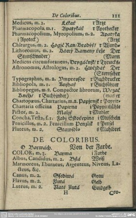 De Coloribus