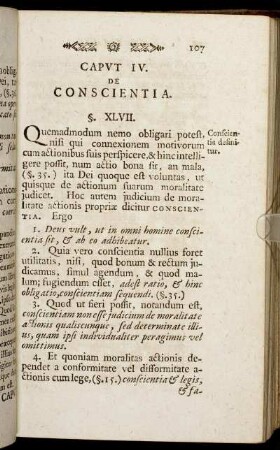 Caput IV. De Conscientia.