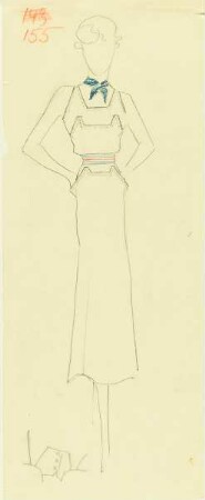 Dame in Sommerkleid
