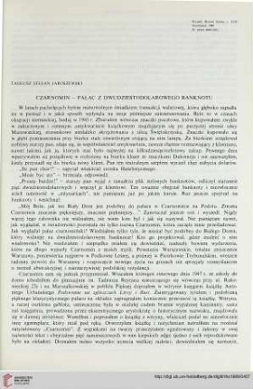 17: Czarnomin : pałac z dwudziestodolarowego banknotu
