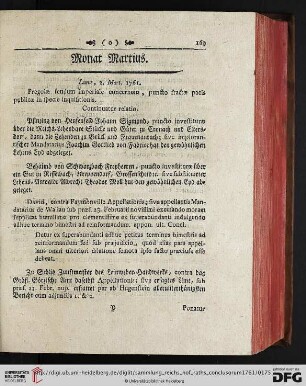 Monat Martius