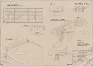 Bauteil: Grundriss, Schnitt, Anschlüsse, Details (Starrahmen)