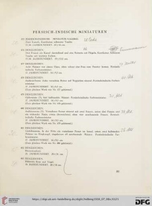 Persisch-Indische Miniaturen (Nr. 475-486)