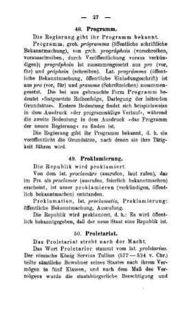 50. Proletariat.