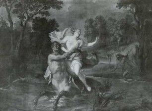 Der Centaur Nessus mit Deianira, von Herkules verfolgt