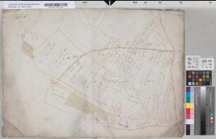 Karten von allen denen kgl. Zehntländereien in der Schlüterei Kalkar. Fol. 1 [eines Atlasses]. Aufgenommen Okt. 1773 durch P. Hoffele