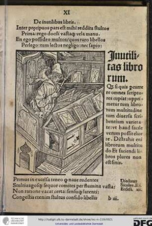 De inutilibus libris.