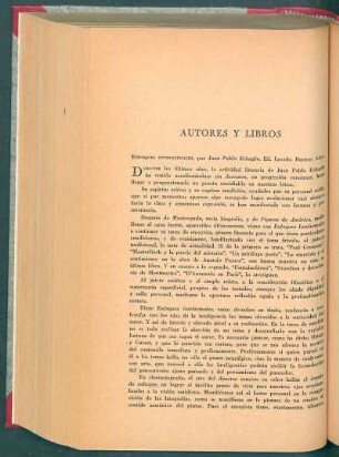 Enfoques intelectuales, por Juan Echagüe