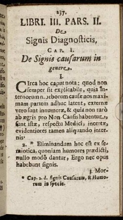 Pars. II. De Signis Diagnosticis.