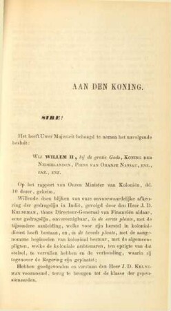 Aan den Koning