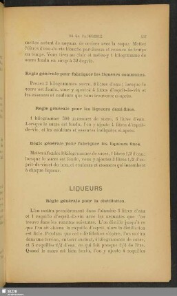 Liqueurs