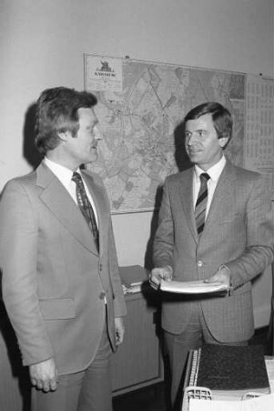 Amtseinführung des neuen Leiters der Kriminalpolizei Karlsruhe Kriminaloberrat Franz Burkart