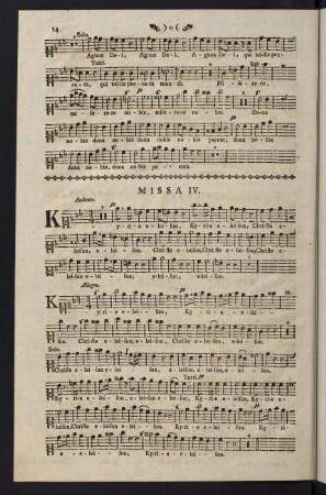 14-24, Missa IV. - Missa VI.
