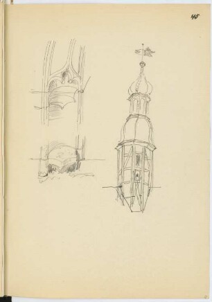 St. Nikolai, Jüterbog: Details (aus: Skizzen- und Fotoalbum 12)