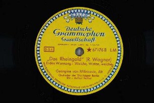 "Das Rheingold" : Erdas Warnung (Weiche, Wotan, weiche) / (R. Wagner)