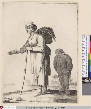 [Bettlerin mit Kind; Beggar-woman with child]