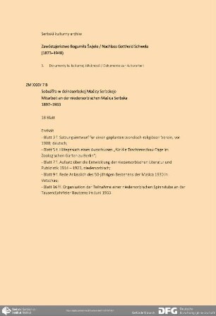 Mitarbeit an der niedersorbischen Maśica Serbska