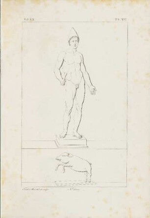 Kupferstich: Vol. XII. TA. XII. Ford. Mori del. et sculp. N. direx.
