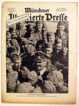 Wochenzeitschrift "Münchner Illustrierte Presse" u.a. mit einem Bildbericht zum Kriegsgeschehen im Westen
