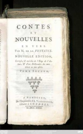 T. 2: Contes Et Nouvelles En Vers