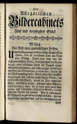 Fünf und dreyßigstes Stück