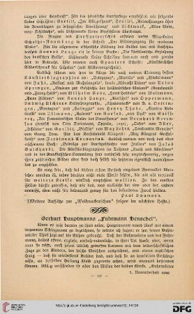 Gerhart Hauptmanns "Fuhrmann Henschel"