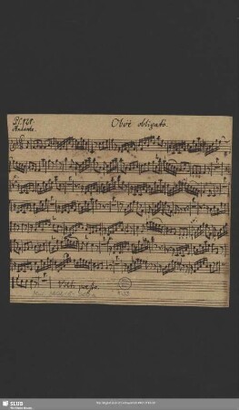Oboe obligato.