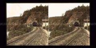 Bahnstrecke und Tunnel am Harrassprung, Lichtenwalde