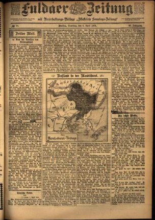 Dritte Ausgabe vom Samstag, den 06. April 1901.