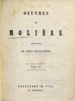 Oeuvres : Augm. de notes explicatives, 2