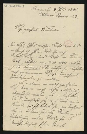 Brief an La Mara : 08.07.1886