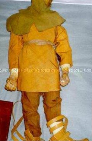 Modellbekleidung eines Bauern (für Figurine)