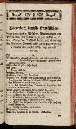 Wörterbuch, deutsch-französisches,[...]