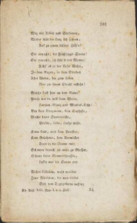 Schluß des 1. Kapitels "Gedichte"