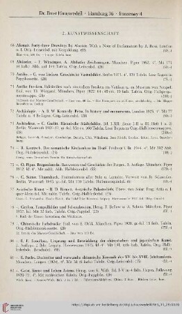 Kunstwissenschaft (Nr. 68-251)