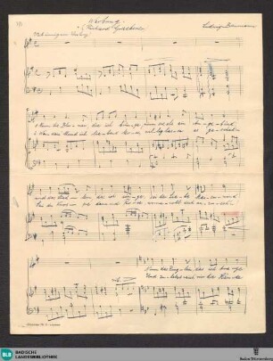 Werbung - Mus. Hs. 1394,30 : V, pf; G