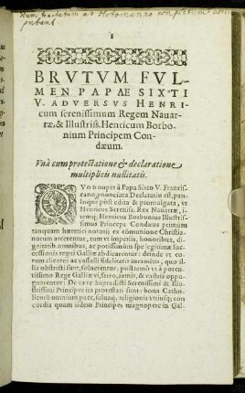 Una cum protestatione & declaratione multiplicis nullitatis.