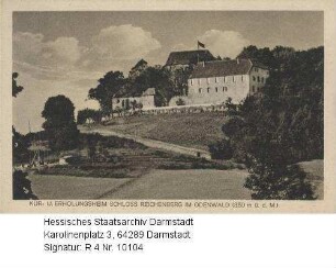 Reichelsheim im Odenwald, Schloss Reichenberg / Kur- und Erholungsheim Schloss Reichenberg mit Hofgut Frohnhof