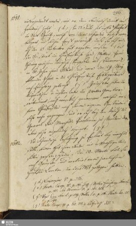 1. Capitel, 1642-1643
