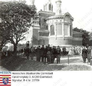 Darmstadt, 1899 Oktober 8 / Einweihung der orthodoxen Kapelle St. Maria Magdalena auf der Mathildenhöhe