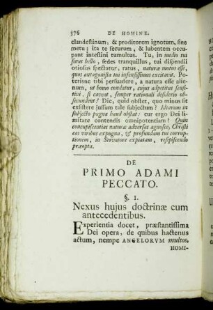 [De peccatis, quæ operibus Dei, rationalibus adhærent.]