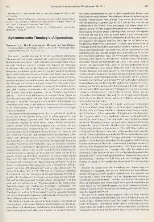 681-683 [Rezension] Neumann, Karl, Der Praxisbezug der Theologie bei Karl Rahner
