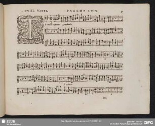 XVIII. Te decet hymnus Deus in Sion