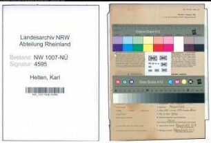 Entnazifizierung Karl Helten , geb. 30.08.1907 (Landarbeiter)