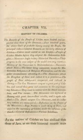 Chapter VII. History of Celebes