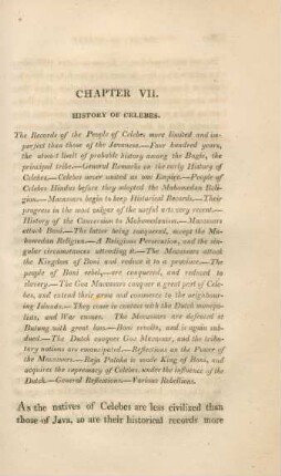 Chapter VII. History of Celebes