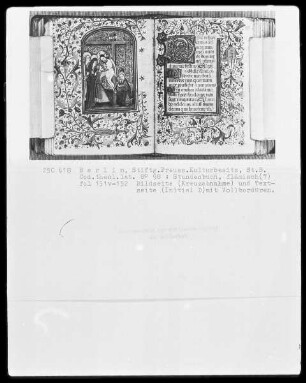 Stundenbuch — Kreuzabnahme, Folio 151verso
