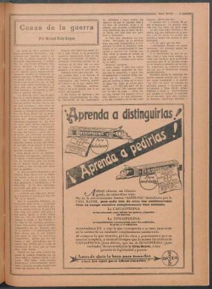 Cosas de la guerra