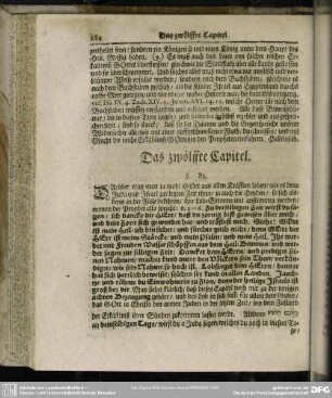 Das zwölffte Capitel
