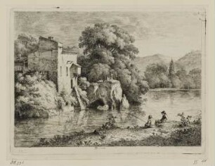 Ufer des Flusses Ain